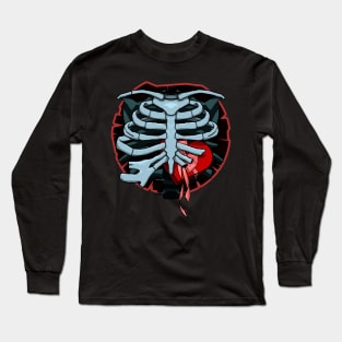 Candy heart ribcage Long Sleeve T-Shirt